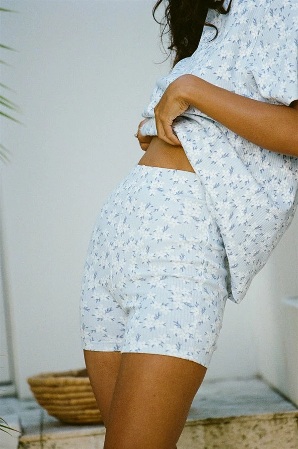 Barros Bike Shorts - Floral 2 Barros Bike Shorts - Floral - Image 2