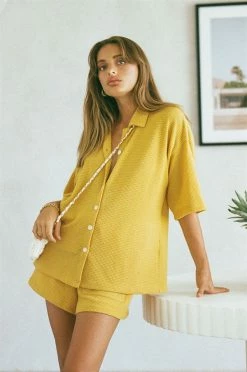 Kase Top - Mustard