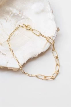 T Bar Link Necklace
