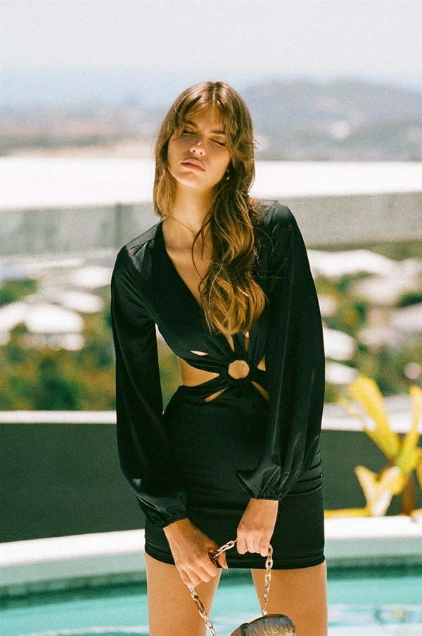 Verena Dress - Black 3 Verena Dress - Black - Image 3