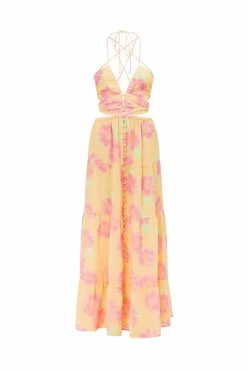 Baila Maxi Dress - Painted Flower -Deals Sabo Skirt Store 4017b304 fb9c 4f24 b3e9 e7065711d132
