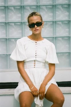 Santana Dress - White -Deals Sabo Skirt Store 528eeed1 b1cc 408b 8096 c7a29d502308