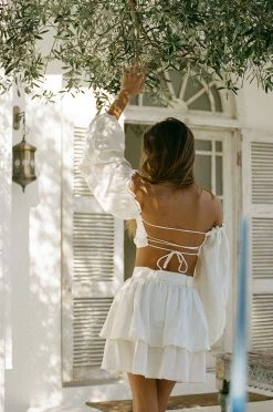 Backless Zoe Top - White 9 Backless Zoe Top - White -Deals Sabo Skirt Store 68b0485f 9762 4731 b8c8 92fd5120fa2f