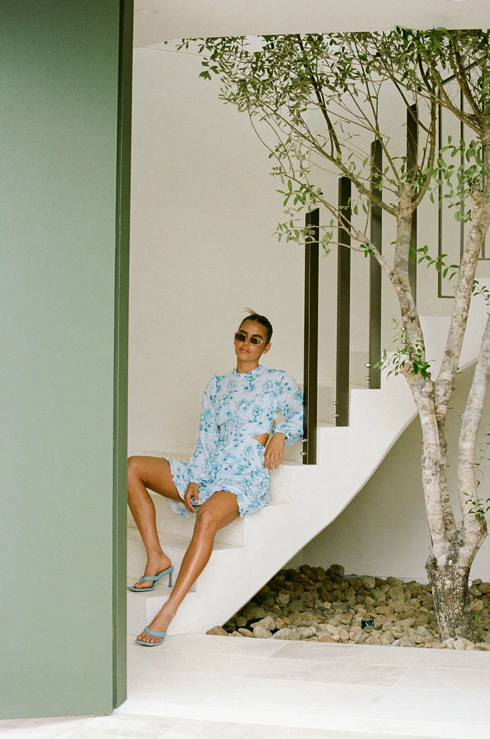 Backless Cleo Dress - Winter Tulip 5 Backless Cleo Dress - Winter Tulip - Image 5