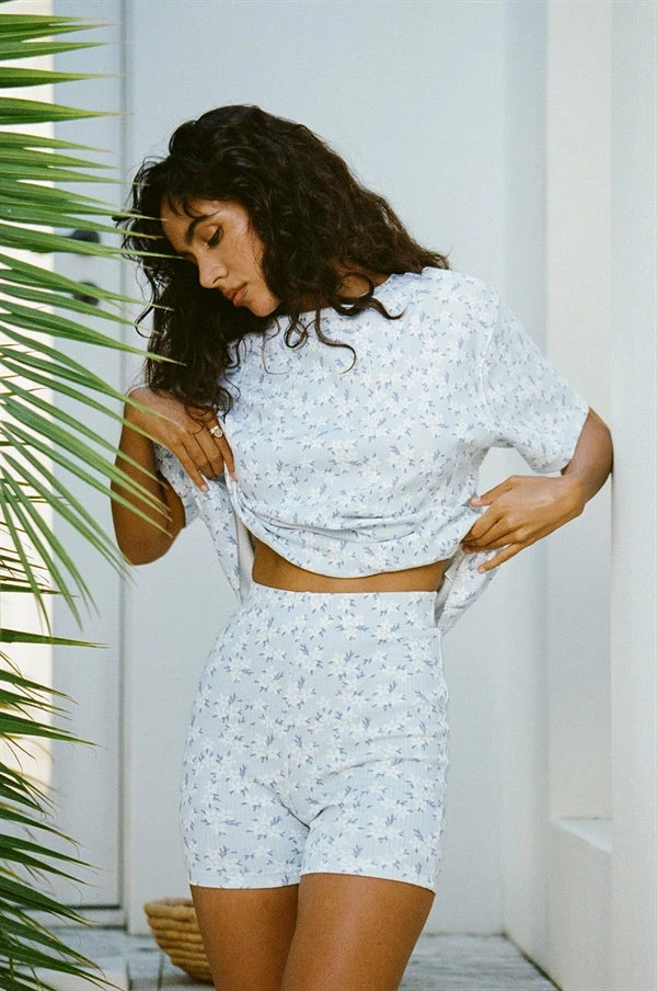 Barros Bike Shorts - Floral 1 Barros Bike Shorts - Floral