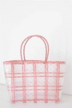 Bonnie Basket Bag - Pink