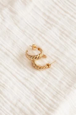 18K Twirl Earrings