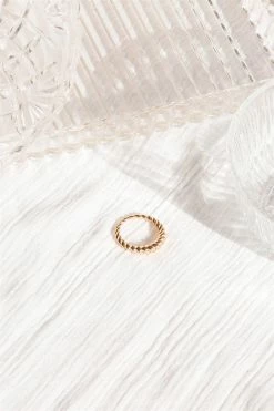 18K Twirl Ring -Deals Sabo Skirt Store accessories 18k twirl ring 4